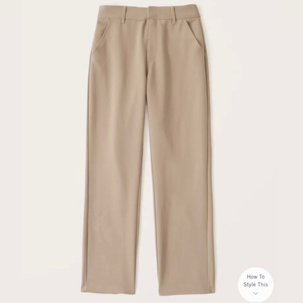 Abercrombie & Fitch Tailored StreetStyle 90s Straight Pant trousers